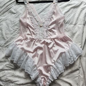 Vintage Tosca Lingerie Pink Bodysuit